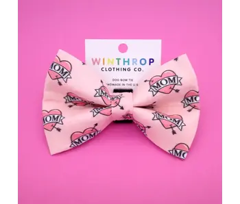 Mother's Day Dog Bow Tie