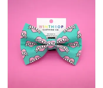 Dad Dog Bow Tie