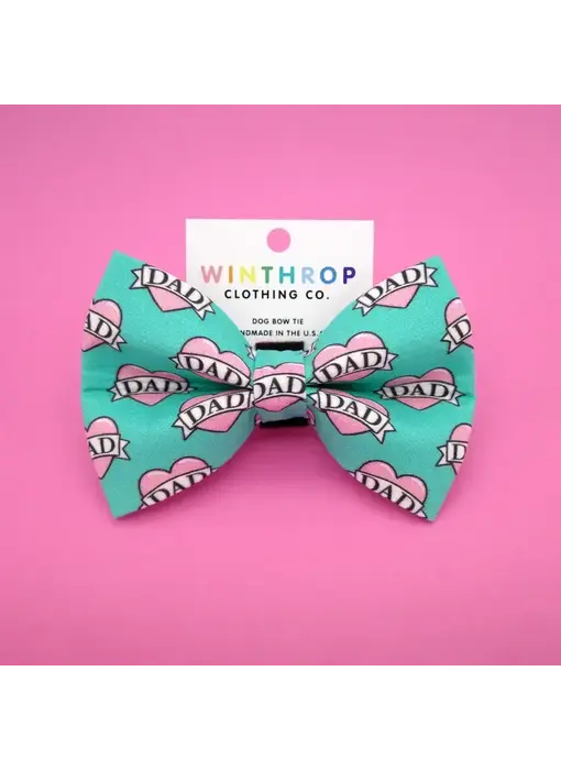 Dad Dog Bow Tie