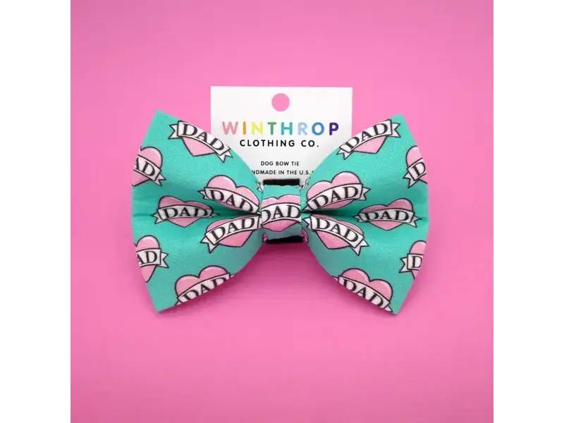 Winthrop Clothing Co Dad Dog Bow Tie
