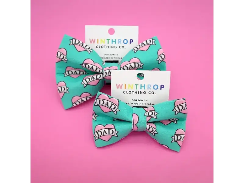Winthrop Clothing Co Dad Dog Bow Tie