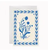 Botanica Paper Co. Blue Floral | A1 Greeting Card