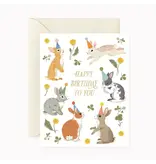 Botanica Paper Co. Bunnies Birthday Party | Greeting Card