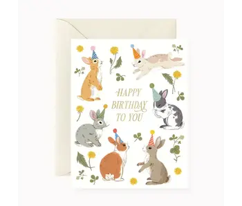 Bunnies Birthday Party | Greeting Card