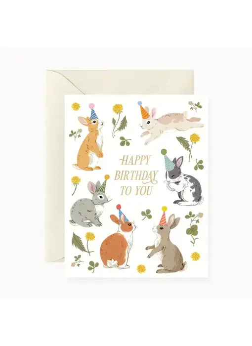 Bunnies Birthday Party | Greeting Card