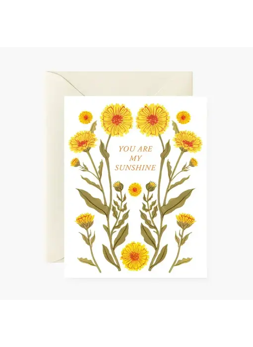 Calendula, My Sunshine  | Greeting Card