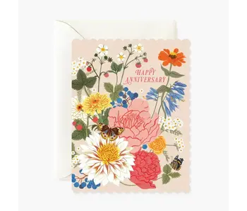 Flora Happy Anniversary | Greeting Card