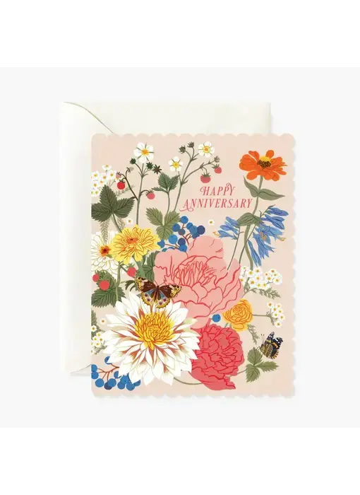 Flora Happy Anniversary | Greeting Card