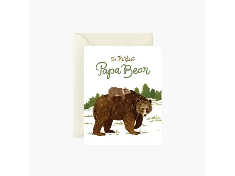 Botanica Paper Co. Papa Bear | Father's Day Card