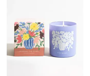 Flowers for Mama Mother's Day Candle