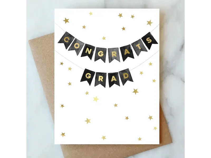 Abigail Jayne Design Banner Congrats Greeting Card