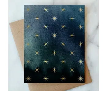 Star Blank Greeting Card