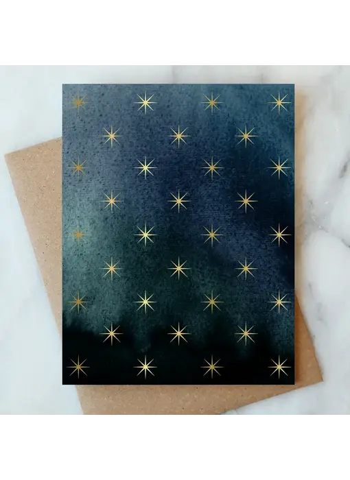 Star Blank Greeting Card