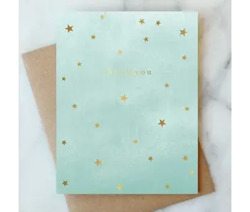 Galaxy Thank You Greeting Card
