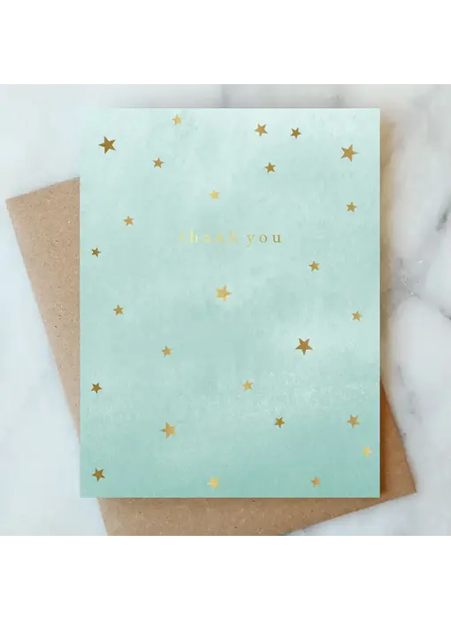 Galaxy Thank You Greeting Card