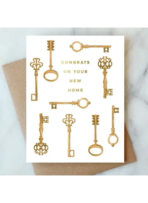 Keys Welcome Home Greeting Card