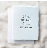 Paper Baristas Always My Dad. Forever My Hero. | Father's Day Card
