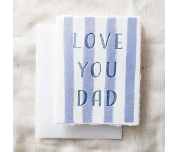 Love You Dad | Eco-Friendly Father's Day Greeting Card