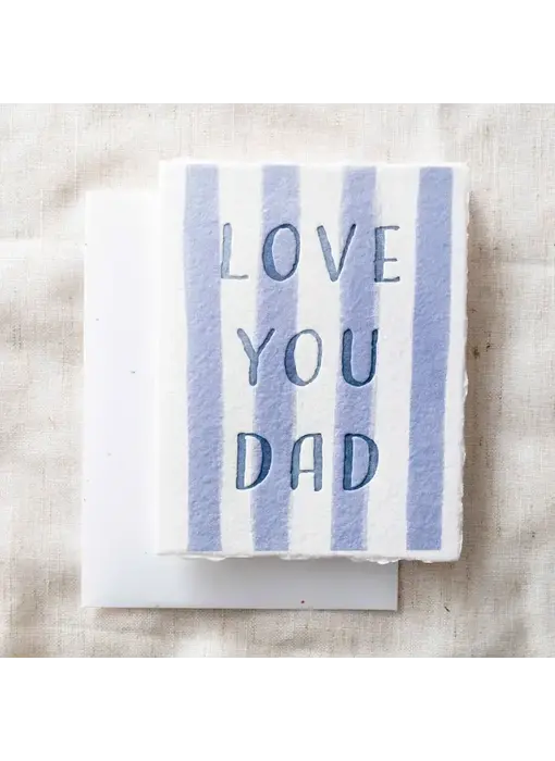 Love You Dad | Eco-Friendly Father's Day Greeting Card