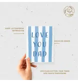 Paper Baristas Love You Dad | Eco-Friendly Father's Day Greeting Card