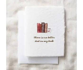 No Better Dad in My Book | Father's Day Card