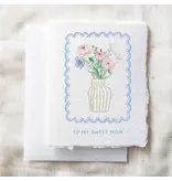 Paper Baristas To My Sweet Mom Card | Flowers Mother's Day Greeting Card