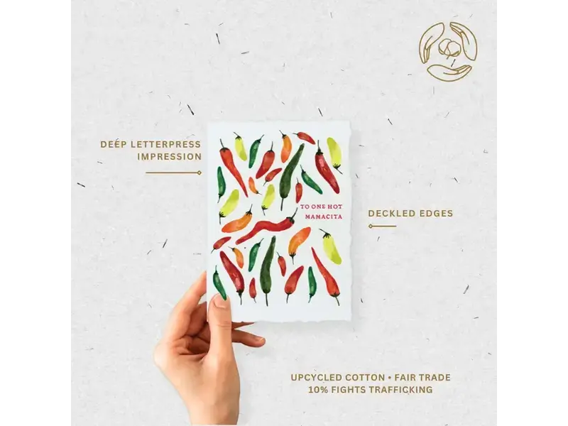 Paper Baristas To One Hot Mamacita | Mother's Day Mom Chili Greeting Card