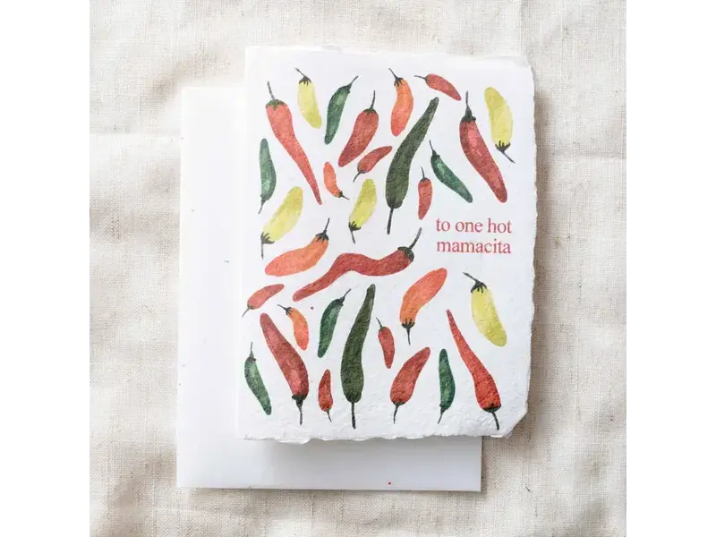 Paper Baristas To One Hot Mamacita | Mother's Day Mom Chili Greeting Card