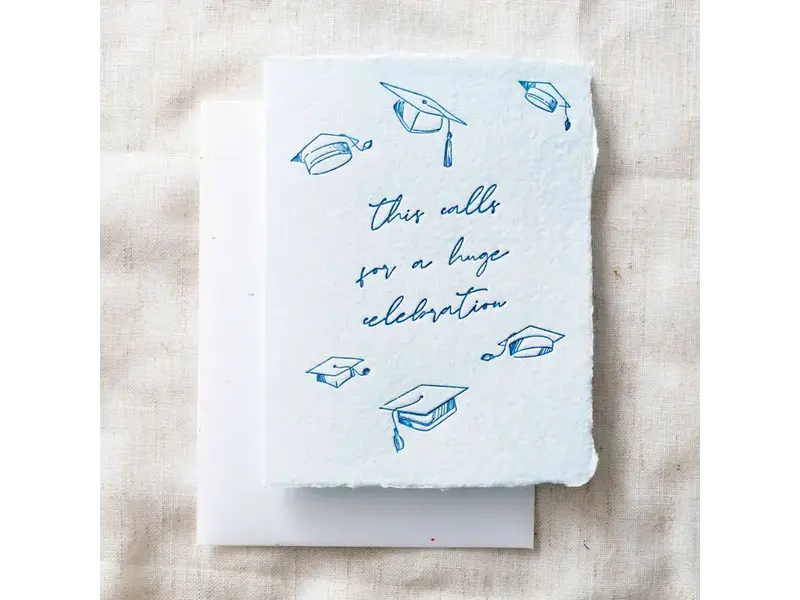 Paper Baristas Celebration Caps | Graduation Greeting Card