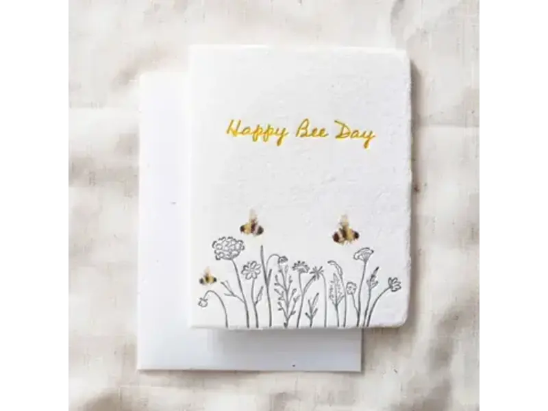 Paper Baristas Happy Bee Day Birthday