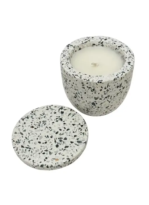 Vanilla Orchid & Tonka Terrazzo Candle