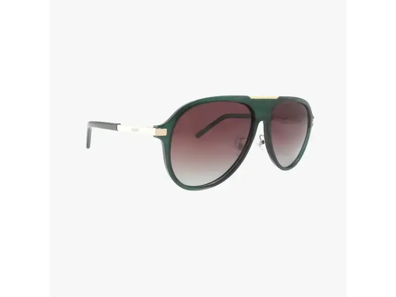 Kohv Eyewear Aura Emerald Green Polarized Fashion Aviator Sunglasses