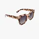 Bailey Latte Tortoise Polarized Oversized Square Sunglasses