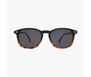 Bean Matte Fade Polarized Unisex Round Classic Sunglasses