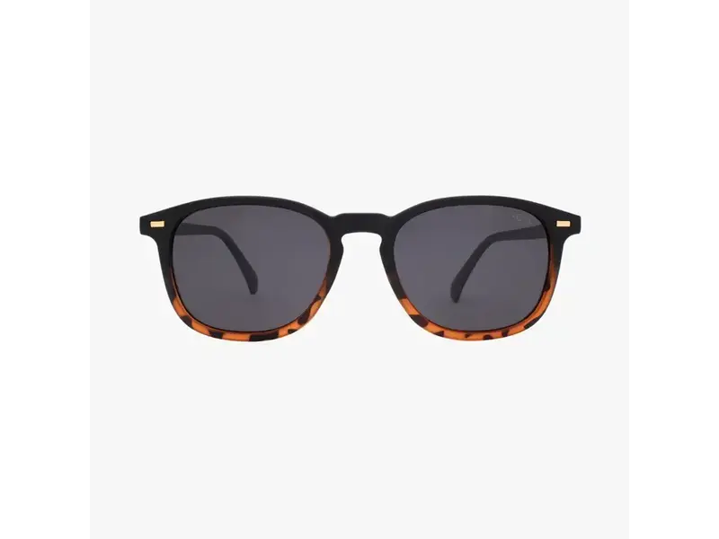 Kohv Eyewear Bean Matte Fade Polarized Unisex Round Classic Sunglasses