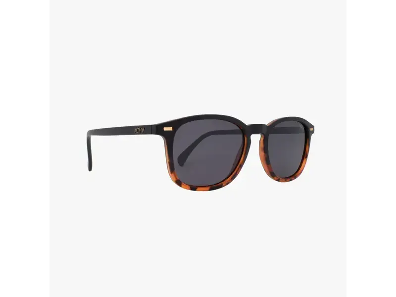 Kohv Eyewear Bean Matte Fade Polarized Unisex Round Classic Sunglasses