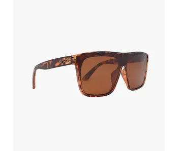 Birch Tortoise Polarized Oversized Shield Fashion Sunglasses