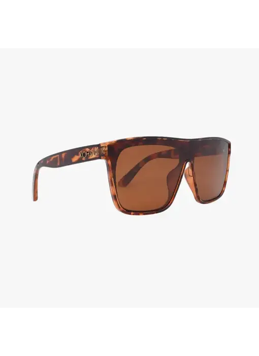 Birch Tortoise Polarized Oversized Shield Fashion Sunglasses