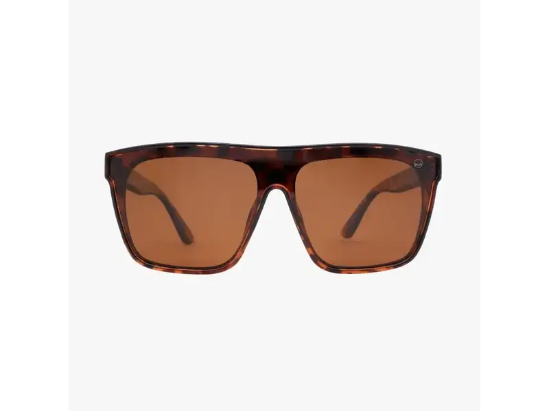 Kohv Eyewear Birch Tortoise Polarized Oversized Shield Fashion Sunglasses