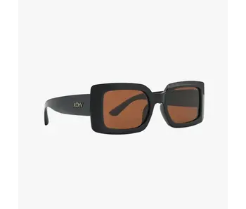 Breeze Midnight Amber Polarized Rectangle Fashion Sunglasses