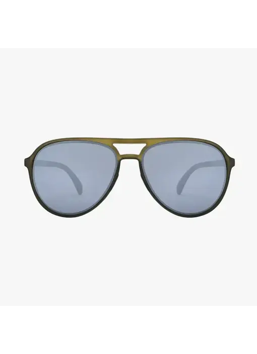 Dash Aspen Polarized Active Soft Rubber Aviator Sunglasses