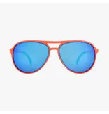 Kohv Eyewear Dash Mango Polarized Active Soft Rubber Aviator Sunglasses