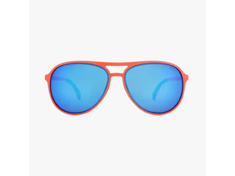 Kohv Eyewear Dash Mango Polarized Active Soft Rubber Aviator Sunglasses