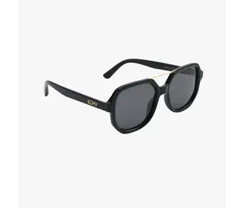 Luna Midnight Polarized Square Designer Fashion Sunglasses