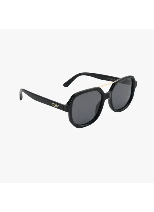 Luna Midnight Polarized Square Designer Fashion Sunglasses