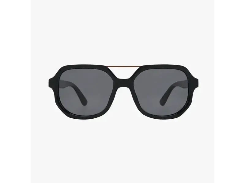 Kohv Eyewear Luna Midnight Polarized Square Designer Fashion Sunglasses