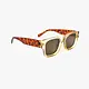 Mod Champagne Polarized Square Designer Fashion Sunglasses