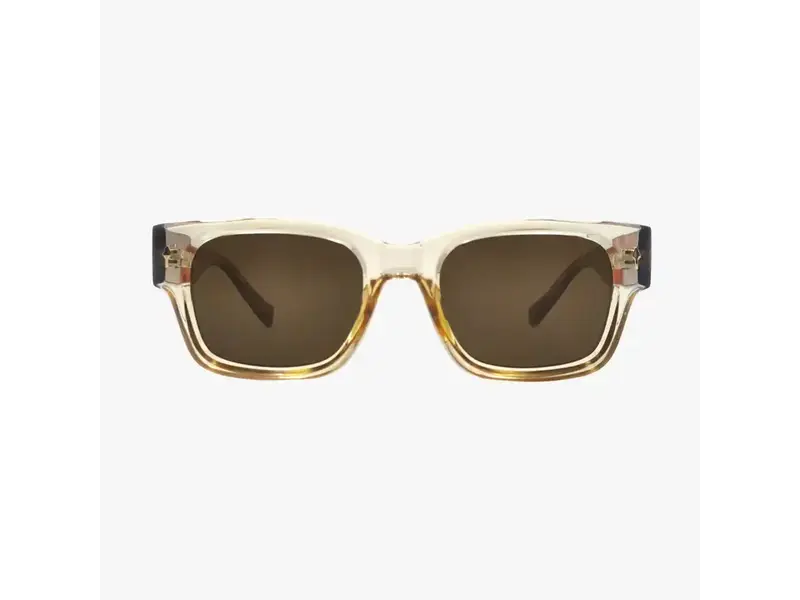 Kohv Eyewear Mod Champagne Polarized Square Designer Fashion Sunglasses