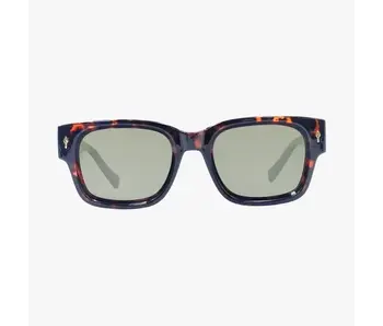 Mod Espresso Polarized Square Designer Fashion Sunglasses