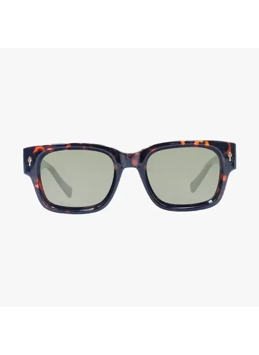 Mod Espresso Polarized Square Designer Fashion Sunglasses